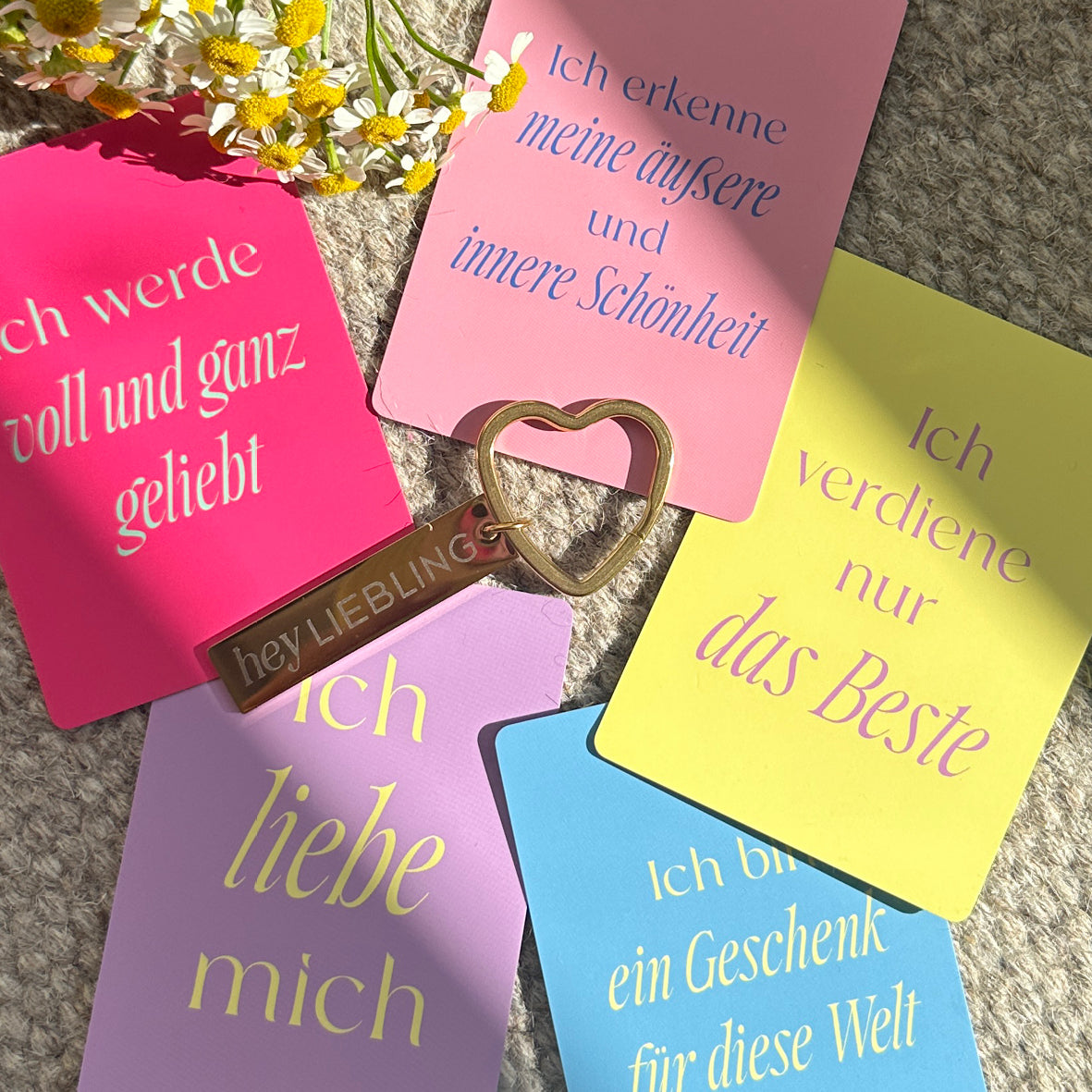 Goodie Schlüsselanhänger + Affirmationskarte